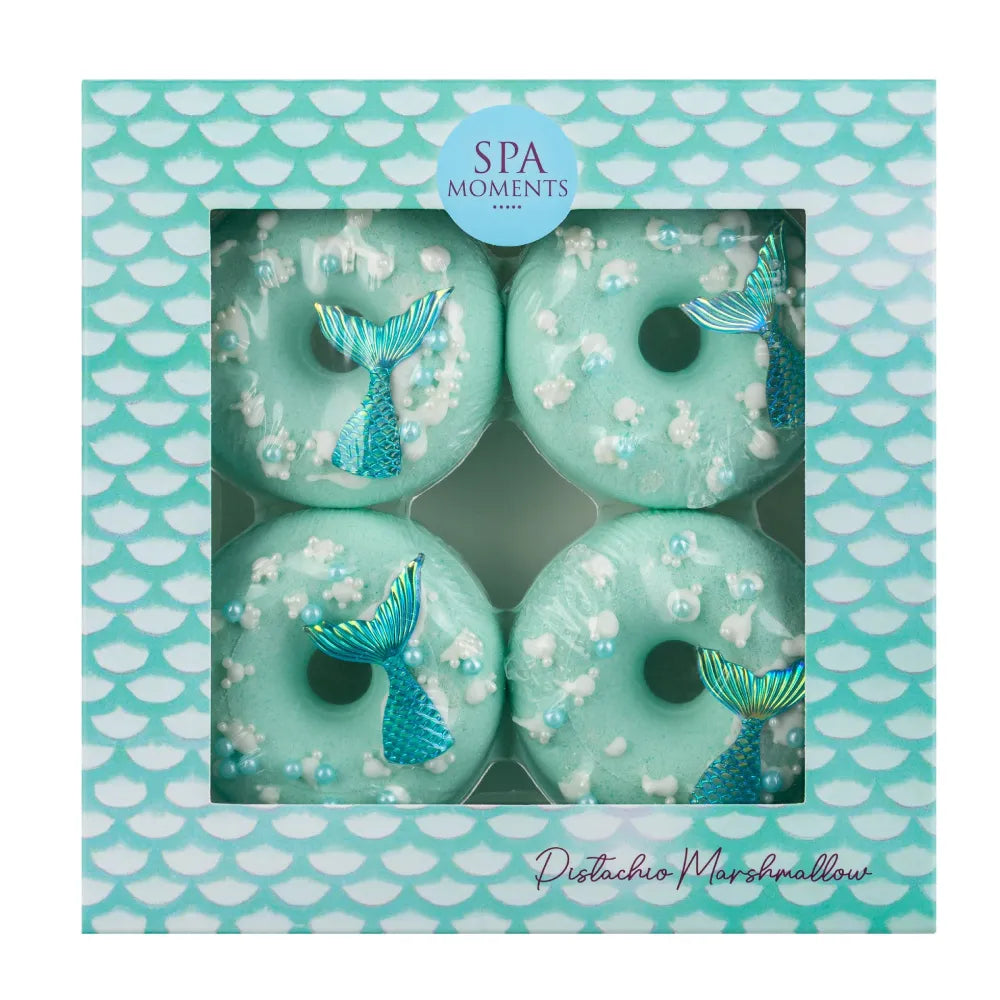 CHLAPU CHLAP Spa Moments Donut bath set with pistachio foam scent 4 pcs. - Vaikui ir mamai