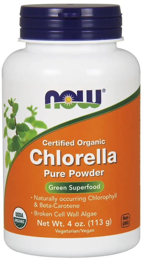 Chlorella Pure Powder - 113g - NOW Foods - Papildai