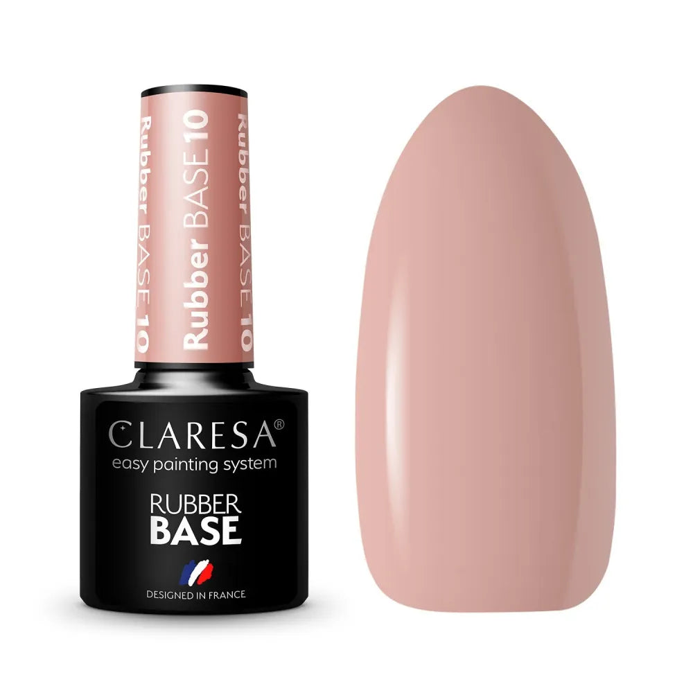 CLARESA Base for hybrid nail polish Rubber - 10 5g - Kosmetika