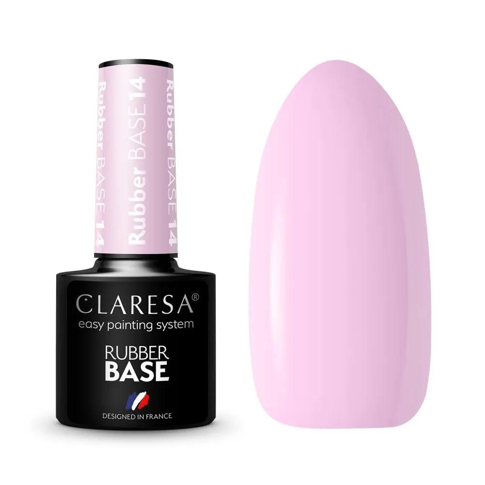 CLARESA Base for hybrid nail polish Rubber - 14 5g - Kosmetika