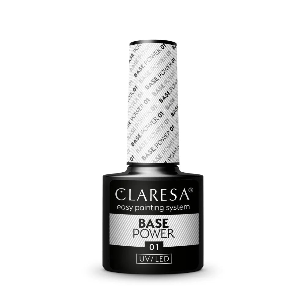 CLARESA Base Power hibridiniam nagų lakui nr. 01 5g - Kosmetika