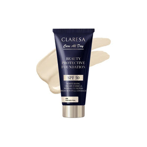 CLARESA Beauty Protective Foundation Moisturizing with SPF 50 0N Fair Neutral 30 ml. - Kosmetika