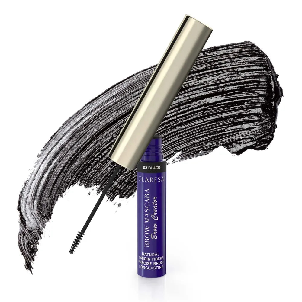 CLARESA Brow Creator Mascara Antakių tušas 03 Juodas 6 g - Kosmetika