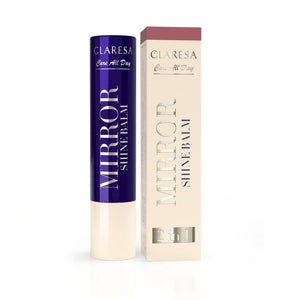 CLARESA Care All Day Mirror Shine Balm 2-in-1 lūpų blizgesio dažai Painted Rose 3 g - Kosmetika