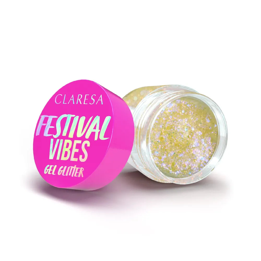 CLARESA - FESTIVAL VIBES - GEL GLITTERS 9.5g - Įsimylėjęs - Kosmetika