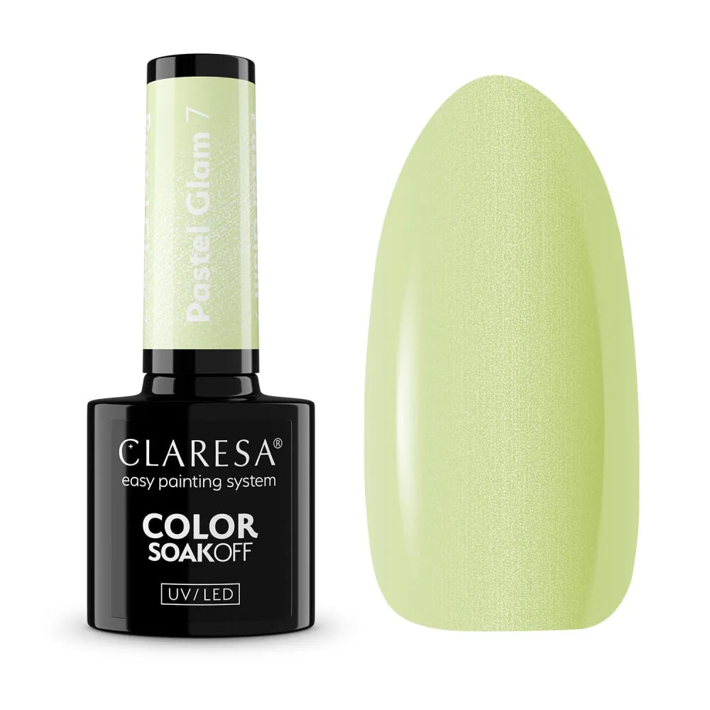 CLARESA Hybrid Nail Polish Pastel Glam 7 - Kosmetika