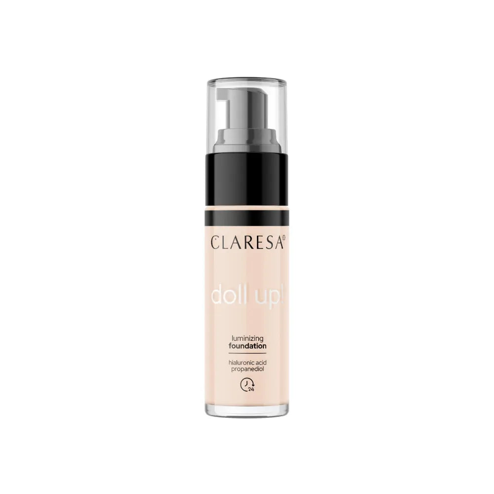 CLARESA Illuminating Foundation Doll Up! No. 03 šviesiai vidutinė 34g - Kosmetika