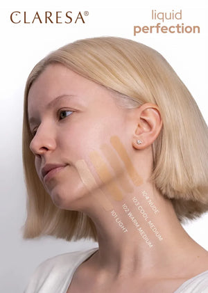 CLARESA Liquid Perfect 2-in-1 Concealer and Covering Primer No. 102 34g - Kosmetika