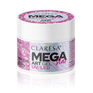 CLARESA N Dekoratyvinis gelis - Megastar Pink Pixel 10 g - Kosmetika