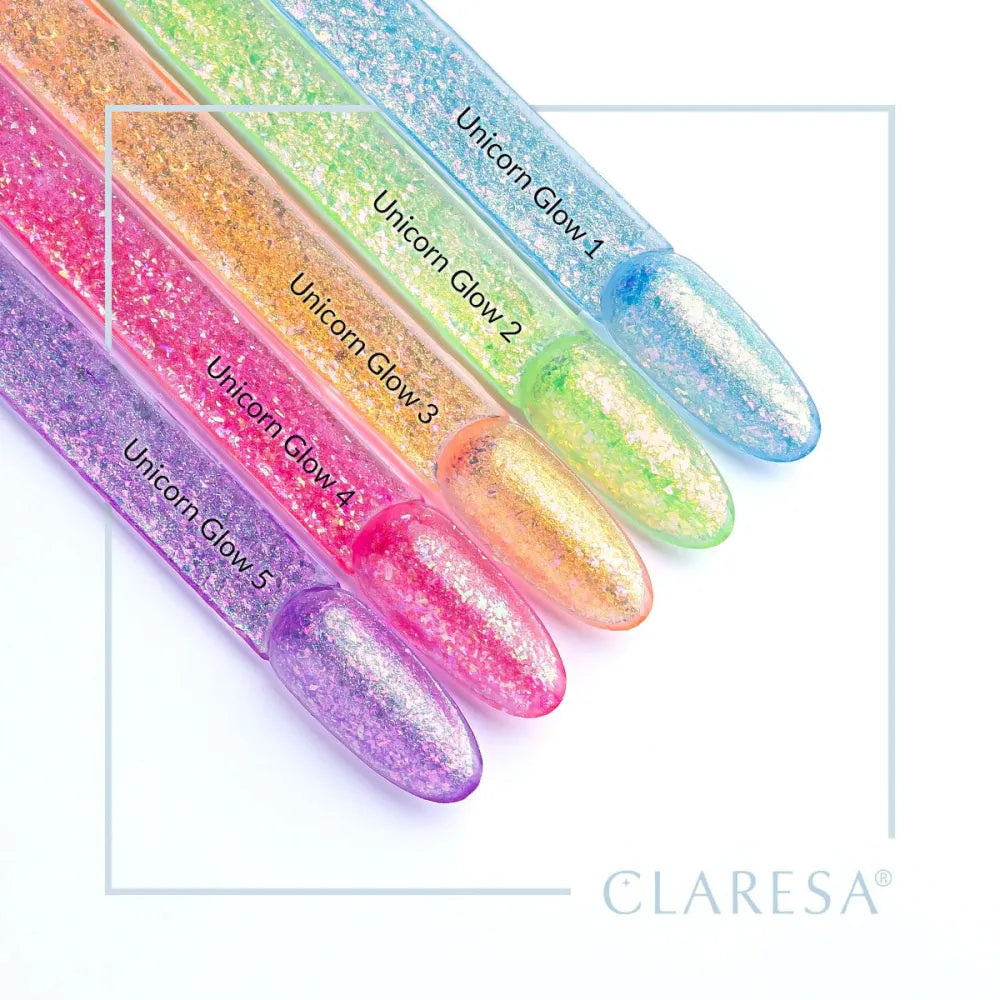 CLARESA N Hybrid Varnish Unicorn Glow 04 5 g - Kosmetika
