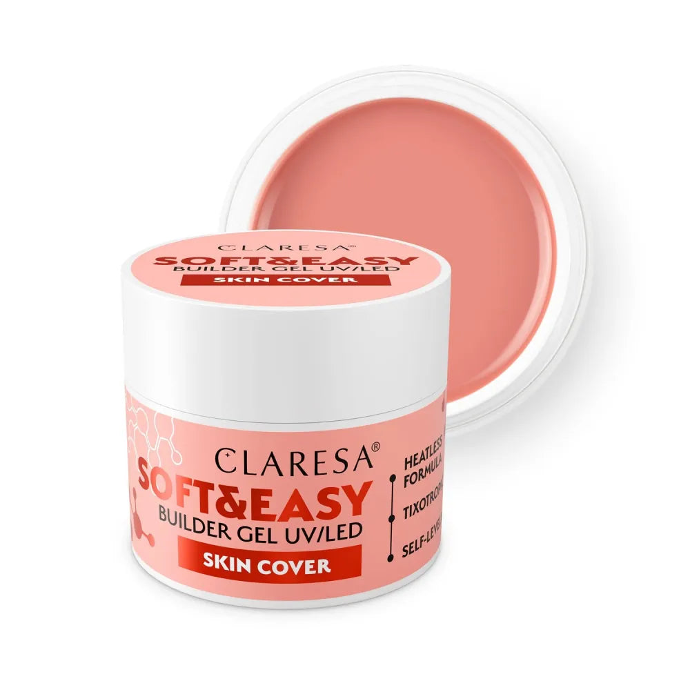 CLARESA N Soft&Easy Builder Skin Cover Nagų Statybos Gelis 45g - Kosmetika