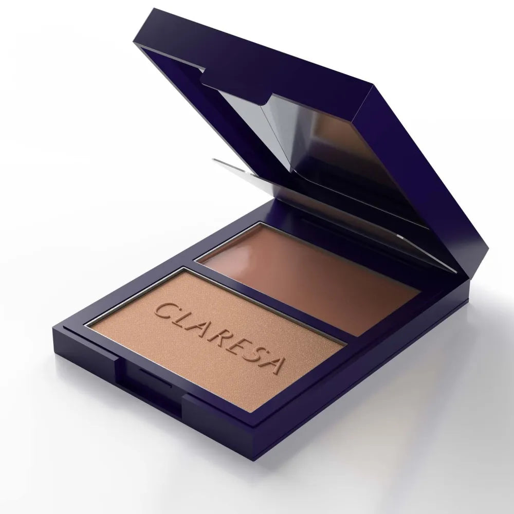 CLARESA Paletė Kreminė pudros kontūravimo Bronzantas 02 Sun Tropez 8,5 g - Kosmetika