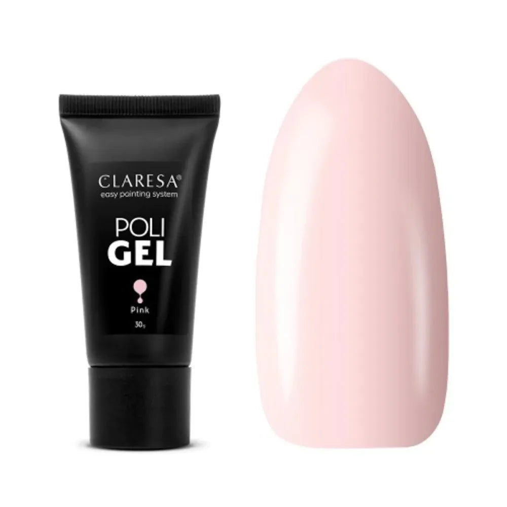 CLARESA Poli Gel Building for Nails - Rožinė 30g - Kosmetika