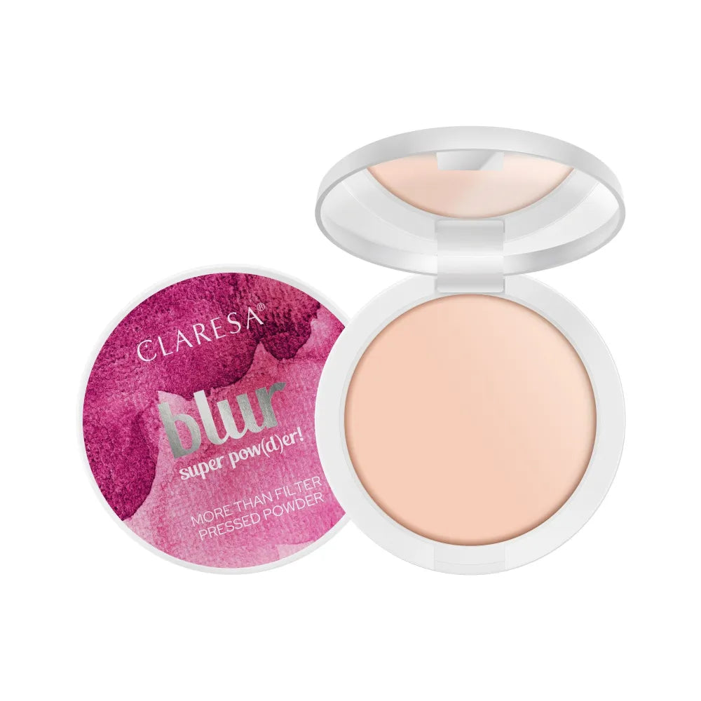CLARESA Pressed Powder Blur Super Pow(D)er! 11g - Kosmetika