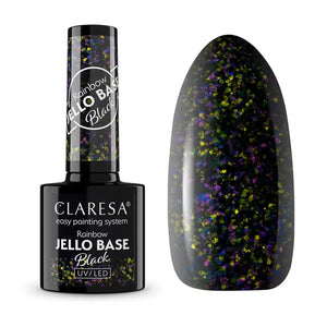 CLARESA Rainbow Hybrid Base - Jello Bazė Juoda - Kosmetika