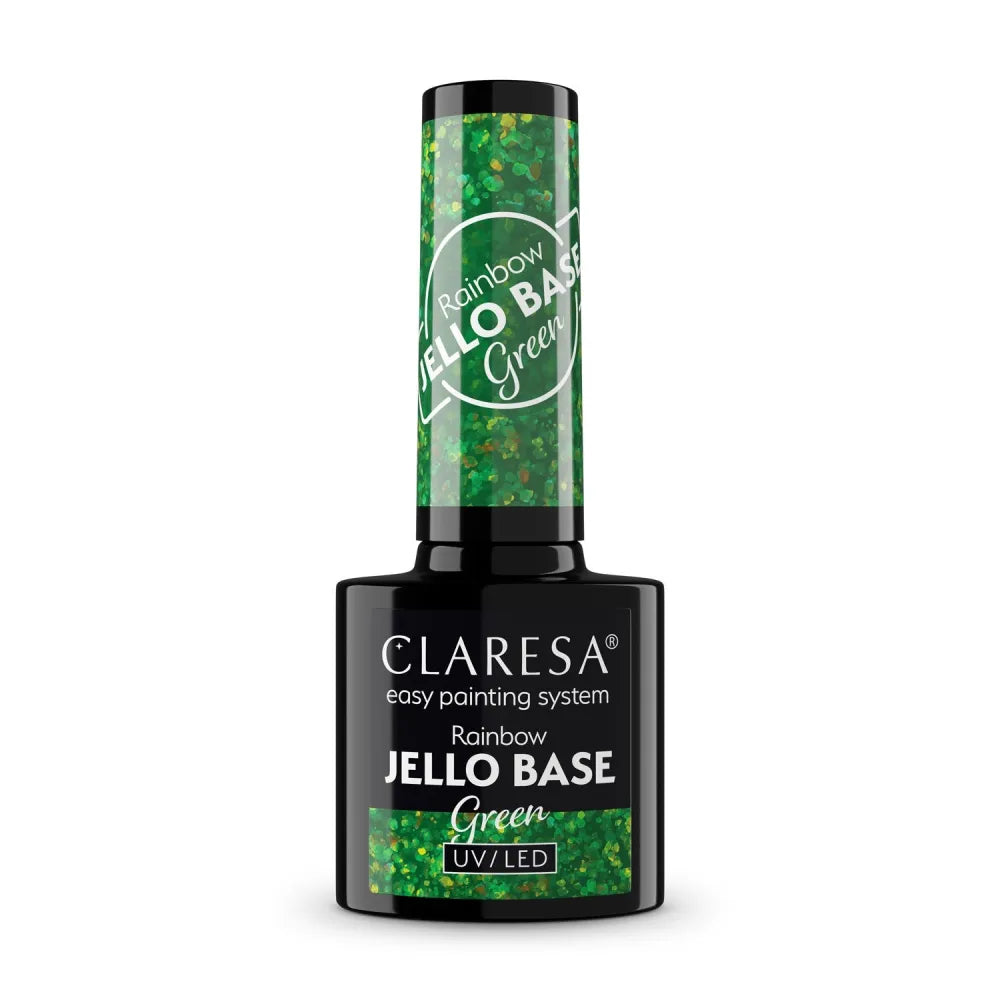 CLARESA Rainbow Hybrid Base - Jello Bazė Žalia - Kosmetika