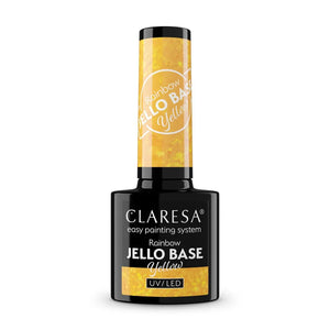 CLARESA Rainbow Jello Base Hybrid - Geltona 5 g - Kosmetika