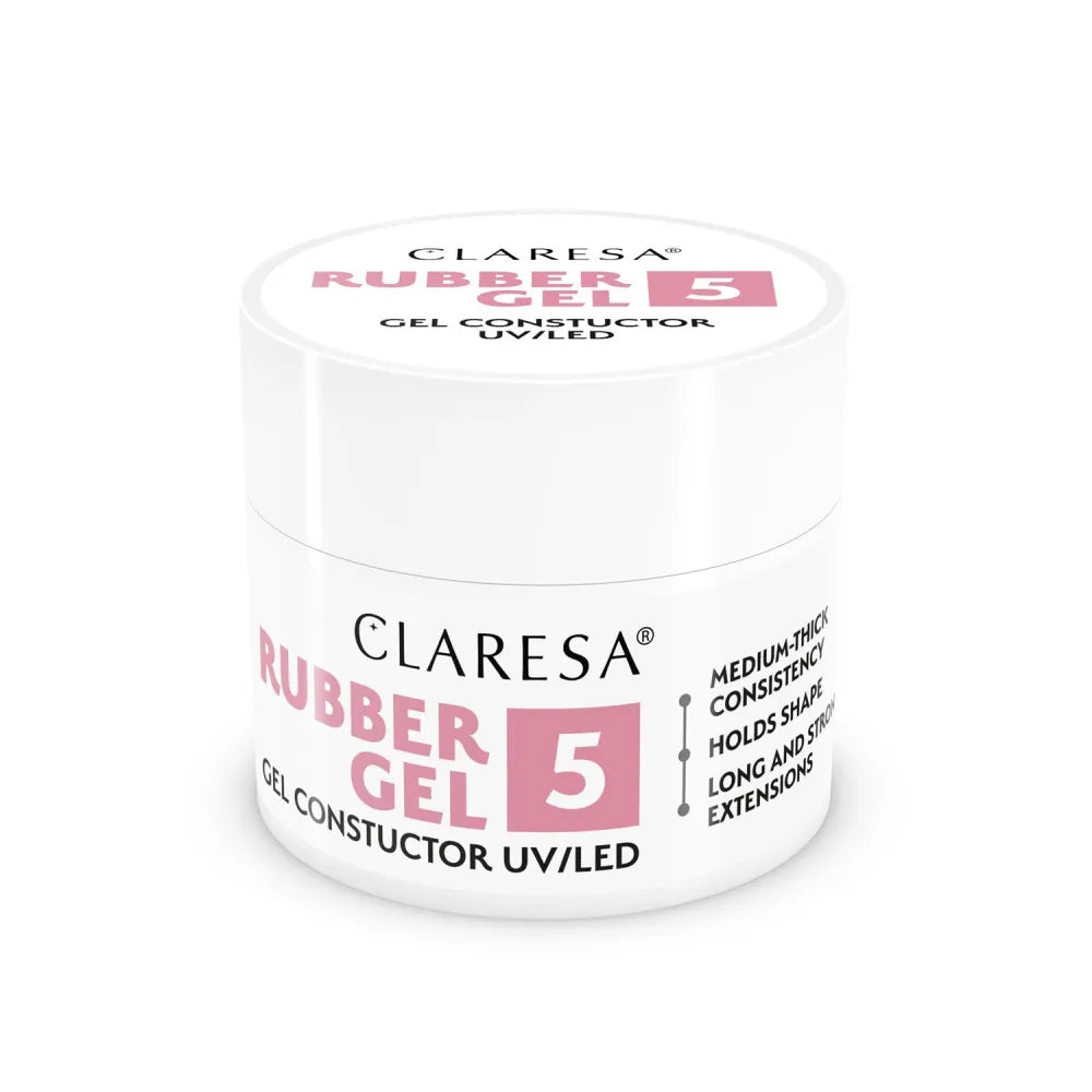 CLARESA Rubber Gel nagams formuoti ir ilginti 05 - 90 g - Kosmetika
