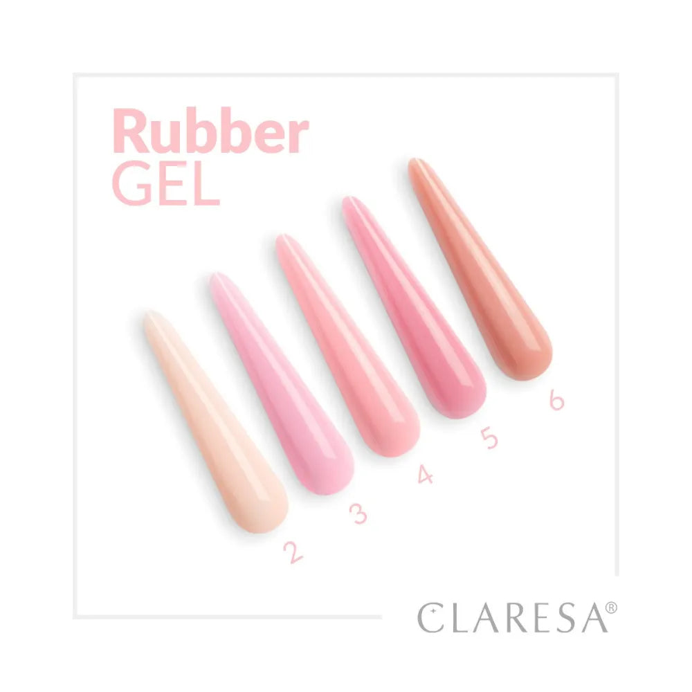 CLARESA Rubber Gel nagams statyti ir pratęsti 02 - 12 g - Kosmetika