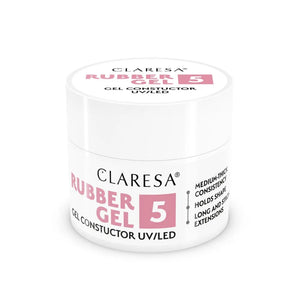 CLARESA Rubber Gel nagams statyti ir pratęsti 05 - 12 g - Kosmetika