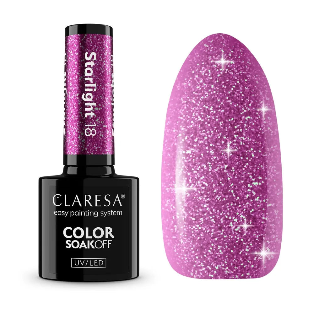 CLARESA Starlight Hybrid Varnish 18 5 g - Kosmetika