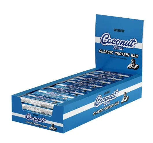 Classic Protein Bar Coconut - 24 x 35g - Weider - Maistas