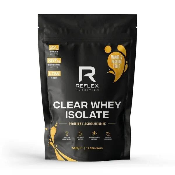 Clear Whey Isolate Mango & Passion Fruit - 510g - Reflex Nutrition - Sporto papildai
