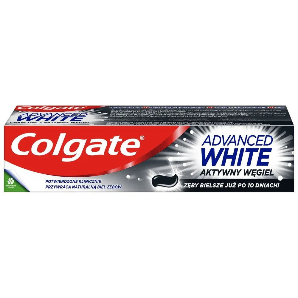 COLGATE Advanced White Toothpaste - Aktyvus Anglis 75ml - Kosmetika
