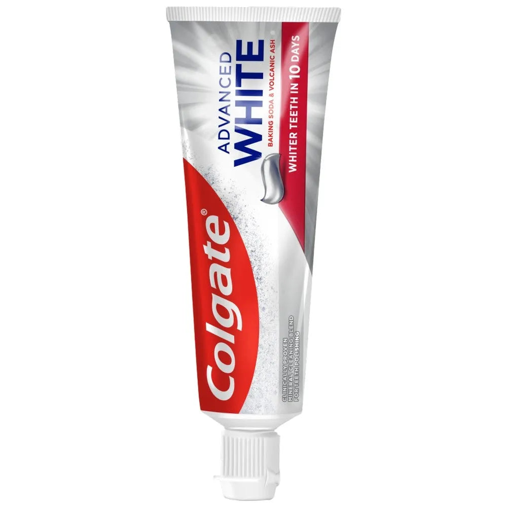 COLGATE Advanced White Toothpaste - Kepimo soda ir vulkaninė pelenai 75ml - Kosmetika