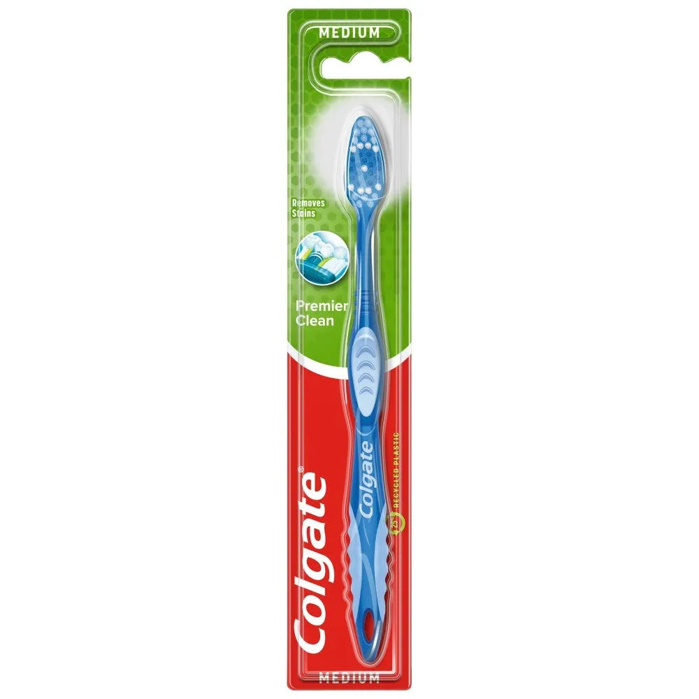 COLGATE Dantų šepetukas PREMIER CLEAN VIDUTINIS - Kosmetika