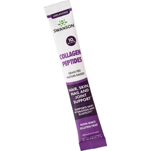 Collagen Peptides 20 Stick Packs - Unflavored - Swanson - Papildai