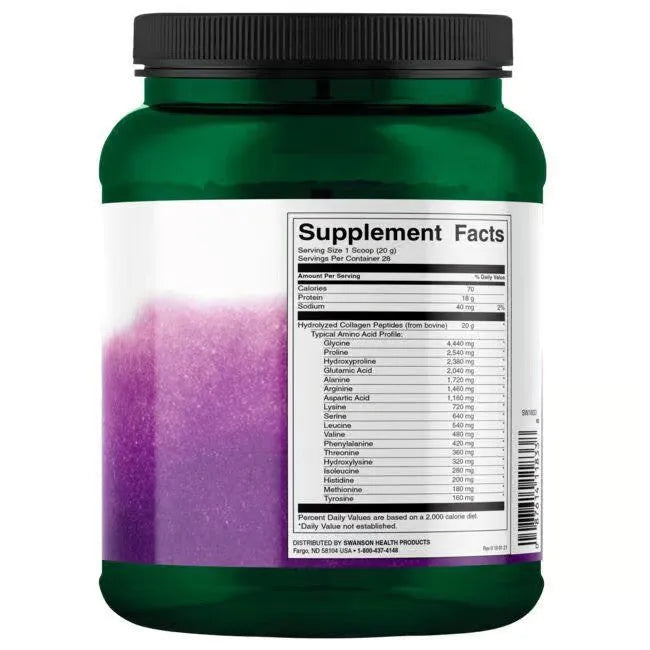 Collagen Peptides - 560 gr. - Kolageno peptidai - Swanson - Papildai
