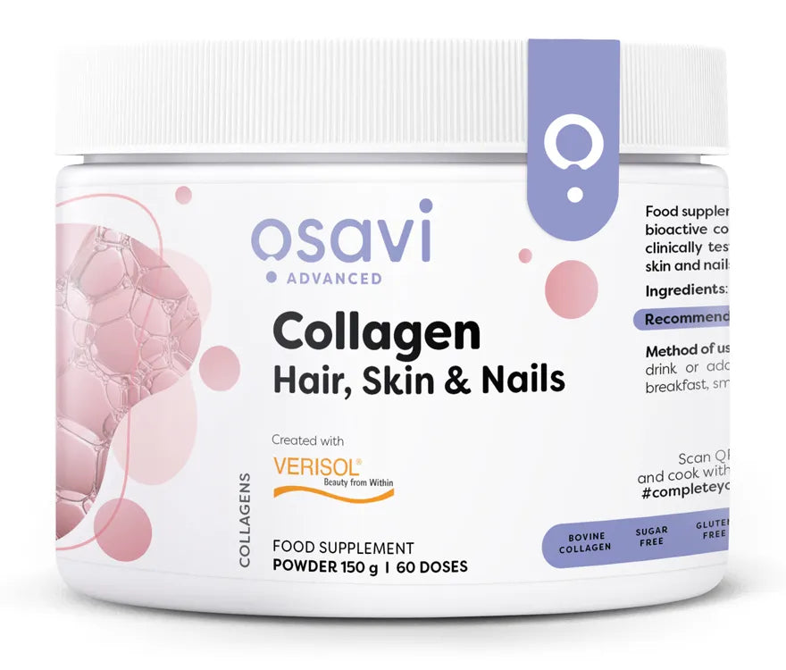 Collagen Peptides (Hair Skin & Nails) Unflavoured - 150g - Osavi - Papildai