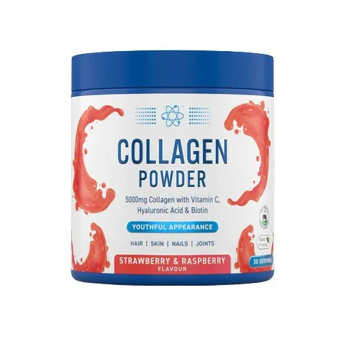 Collagen Powder Strawberry & Raspberry - 165g - Applied Nutrition - Sporto papildai