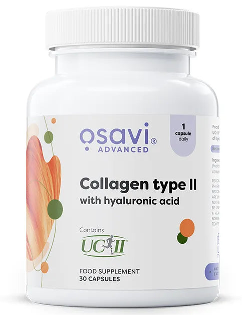 Collagen Type II with Hyaluronic Acid - 30 caps - Osavi - Papildai