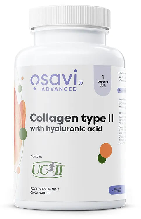 Collagen Type II with Hyaluronic Acid - 60 caps - Osavi - Papildai