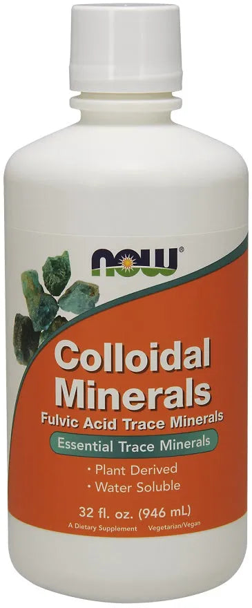 Colloidal Minerals Original - 946 ml - NOW Foods - Papildai