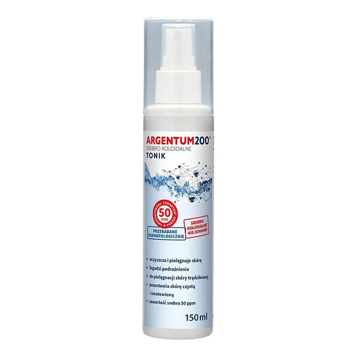 Colloidal Silver 50 ppm Argentum200 aerosol 150 ml - AURA HERBALS - Kosmetika