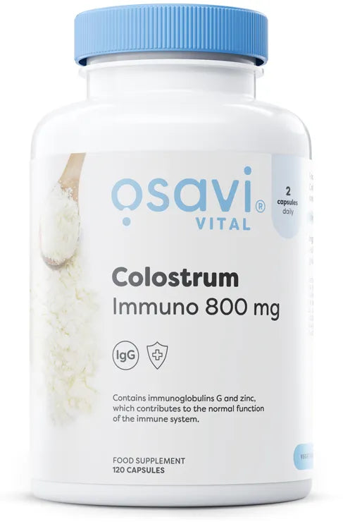 Colostrum Immuno 800mg - 120 caps - Osavi - Papildai
