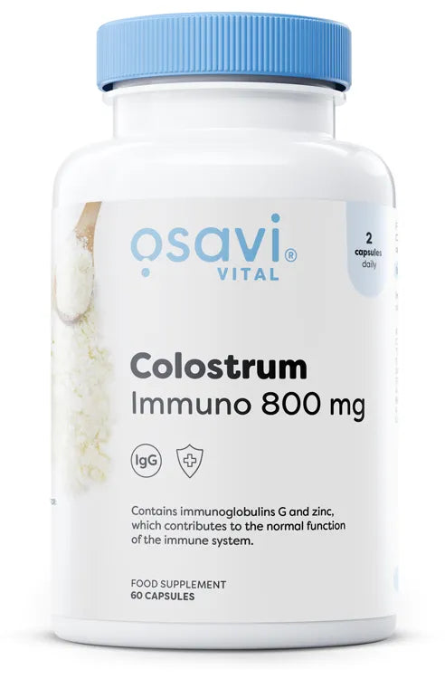 Colostrum Immuno 800mg - 60 caps - Osavi - Papildai