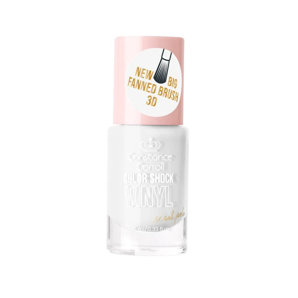 CONSTANCE CARROLL Nagų lakas su vinilu Nr. 02 Sniegas 10 ml - Kosmetika