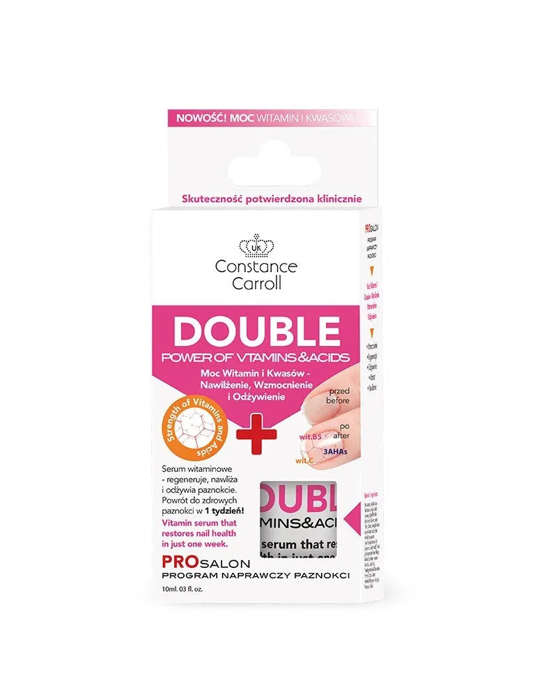 Constance Carroll Nail Care Nagų kondicionierius Dviguba vitaminų ir rūgščių galia 10ml - Kosmetika