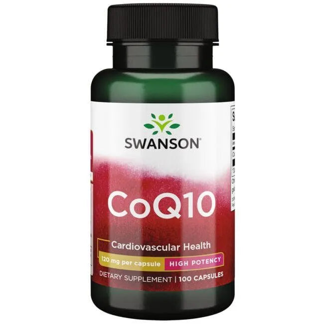 CoQ10 - High Potency - Kofermentas - 120 mg - N100 - Swanson - Papildai