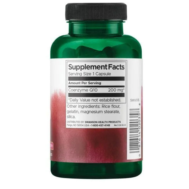 CoQ10 - Maximum Strength - Kofermentas - 200 mg - N90 - Swanson - Papildai