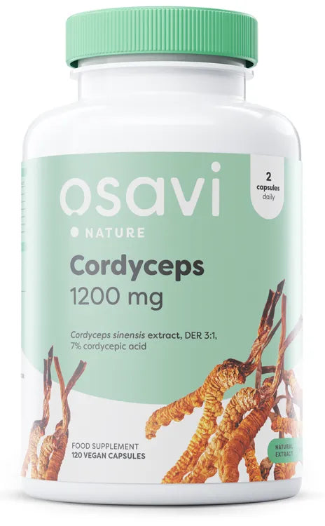 Cordyceps 1200mg - 120 vegan caps - Osavi - Papildai