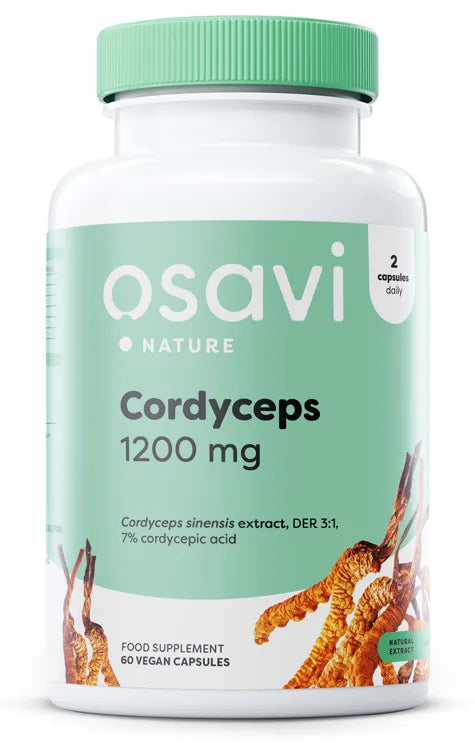 Cordyceps 1200mg - 60 vegan caps - Osavi - Papildai