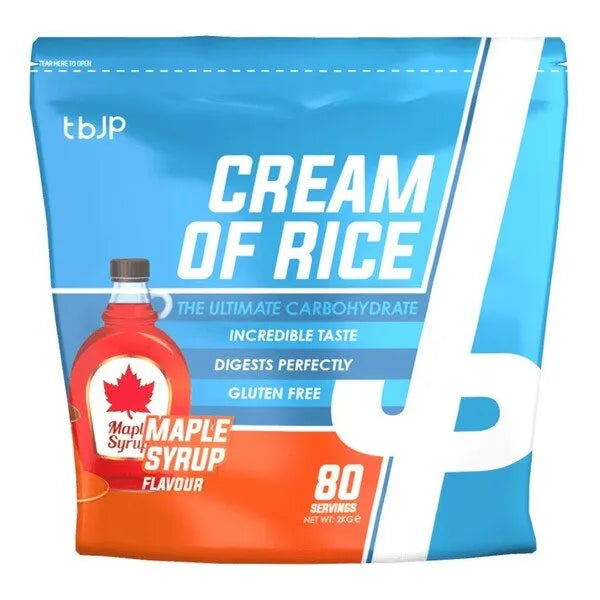 Cream of Rice Maple Syrup - 2000g - Trained by JP - Sporto papildai