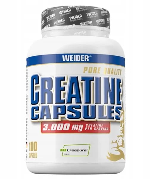 Creatine Capsules - 100 caps - Weider - Sporto papildai