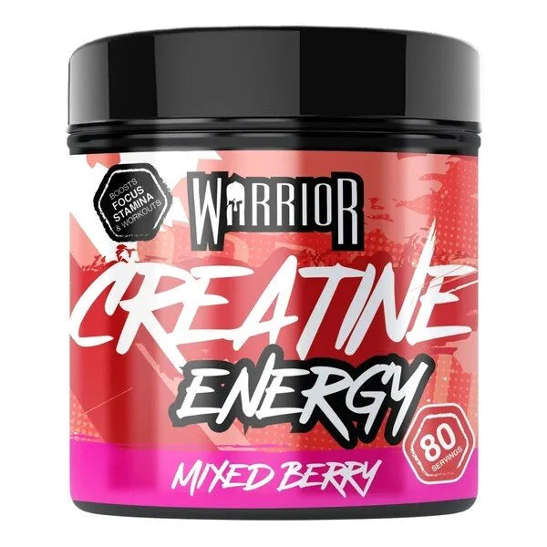 Creatine + Energy Mixed Berry - 360g - Warrior - Sporto papildai