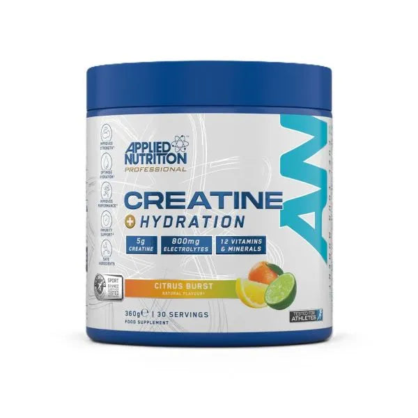 Creatine + Hydration Citrus Burst - 360g - Applied Nutrition - Sporto papildai
